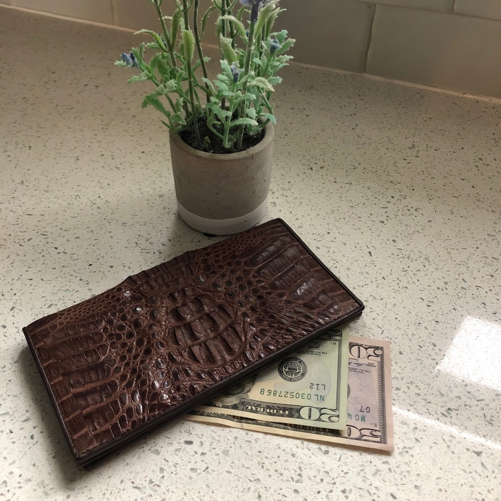 Genuine Crocodile Leather Wallet